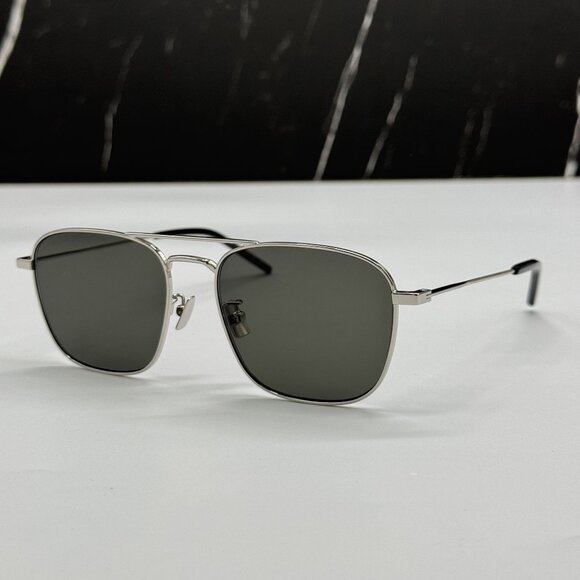 NEW SAINT LAURENT SUNGLASSES SILVER UNISEX EYEWEAR SAINT LAURENT SL309 001 main image 7
